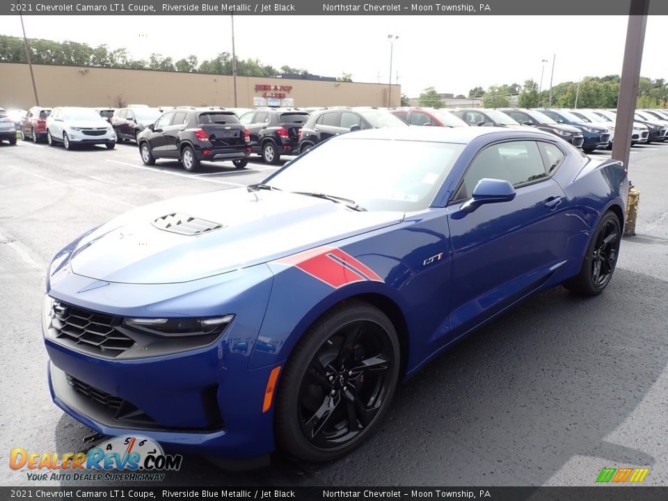 Riverside Blue Metallic 2021 Chevrolet Camaro LT1 Coupe Photo #1