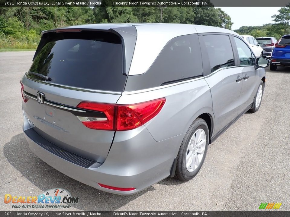 2021 Honda Odyssey LX Lunar Silver Metallic / Mocha Photo #5