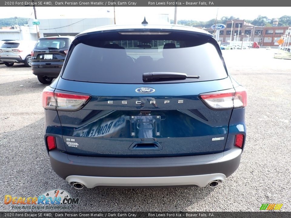 2020 Ford Escape SE 4WD Dark Persian Green Metallic / Dark Earth Gray Photo #8