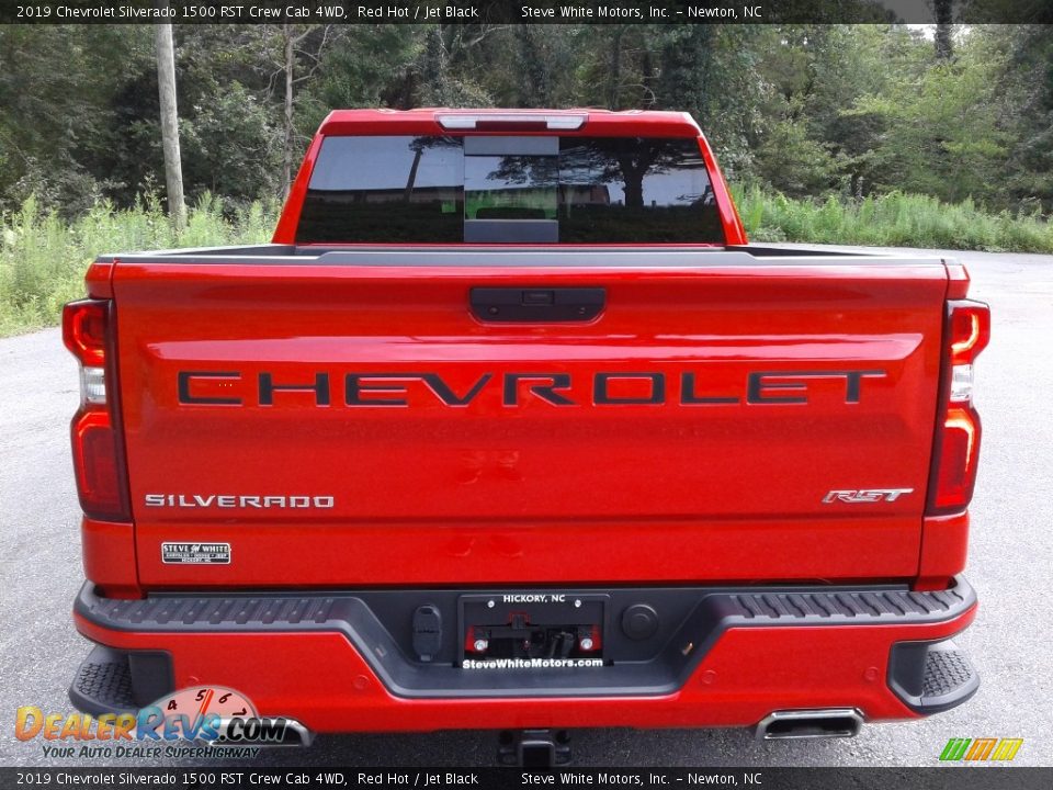2019 Chevrolet Silverado 1500 RST Crew Cab 4WD Red Hot / Jet Black Photo #7