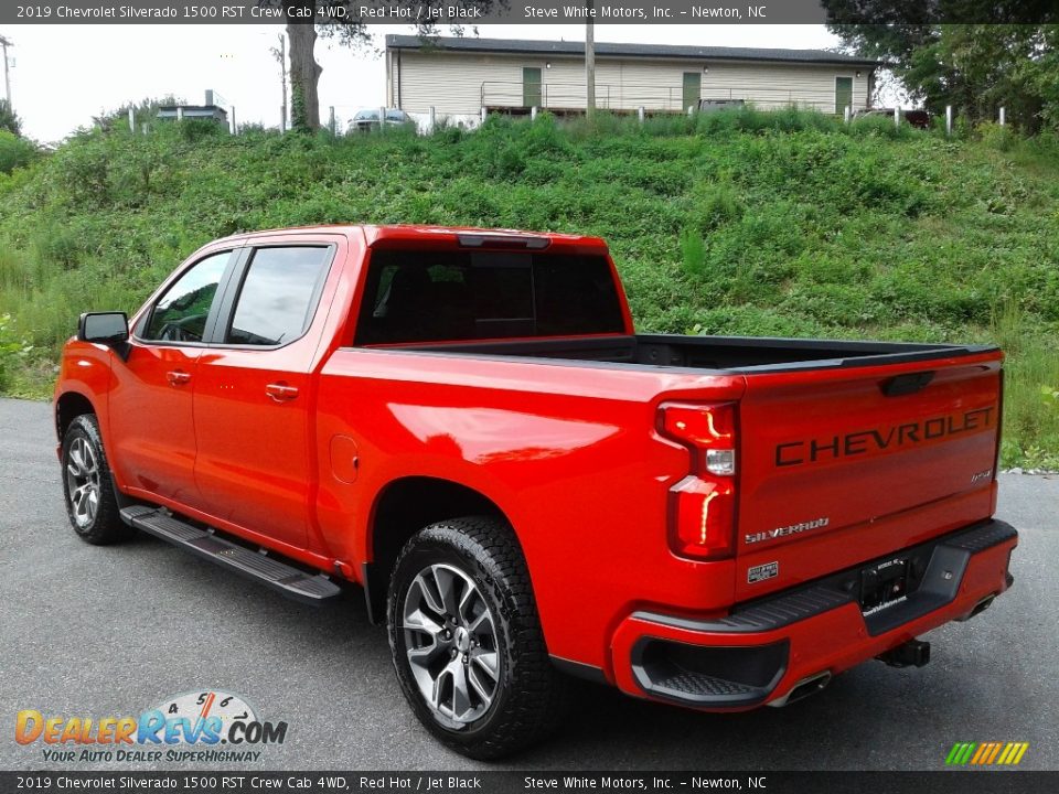 2019 Chevrolet Silverado 1500 RST Crew Cab 4WD Red Hot / Jet Black Photo #9