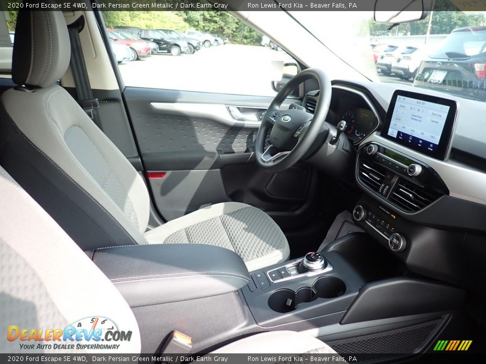 2020 Ford Escape SE 4WD Dark Persian Green Metallic / Dark Earth Gray Photo #13