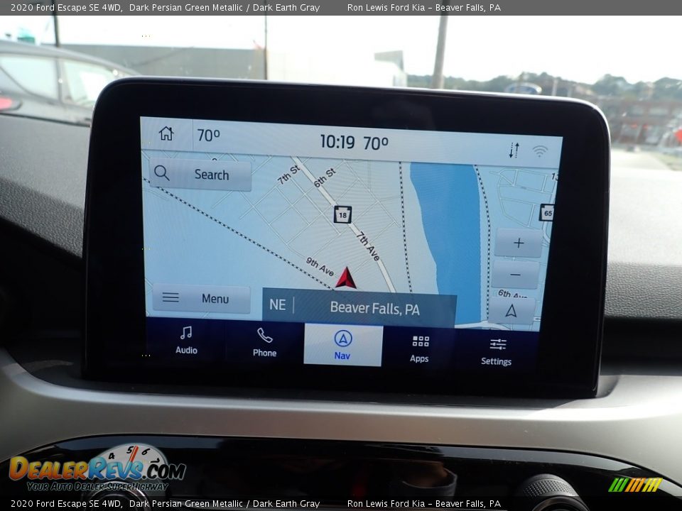 2020 Ford Escape SE 4WD Dark Persian Green Metallic / Dark Earth Gray Photo #18