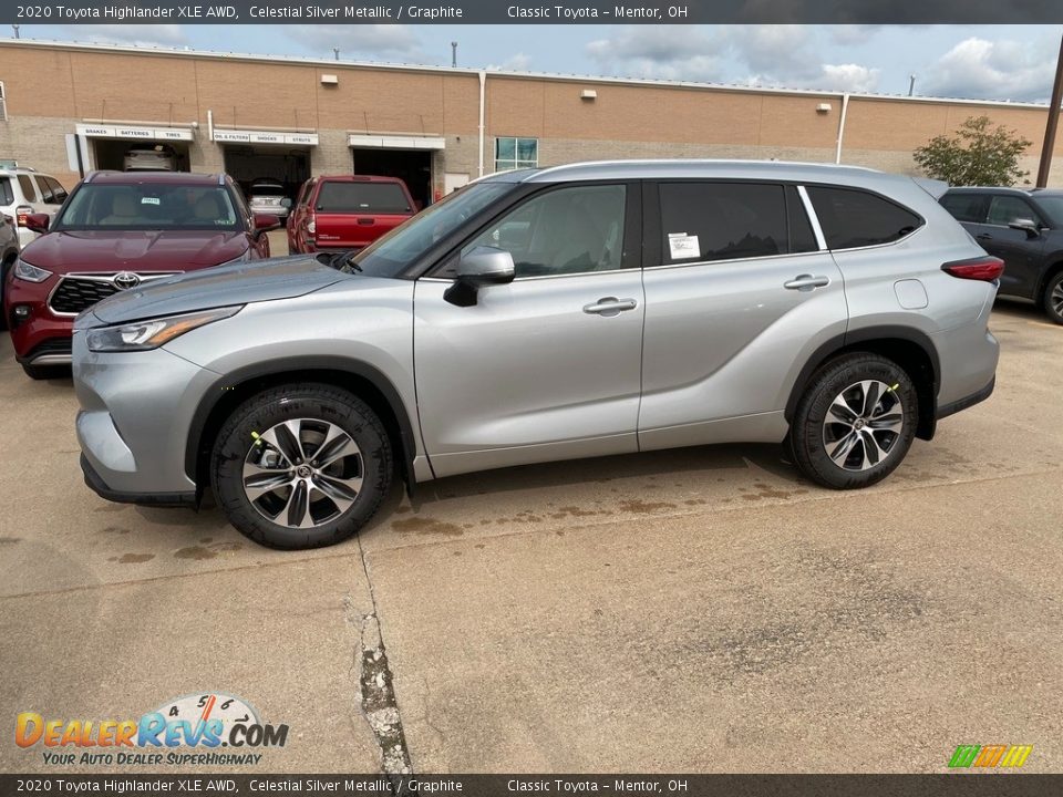 2020 Toyota Highlander XLE AWD Celestial Silver Metallic / Graphite Photo #1