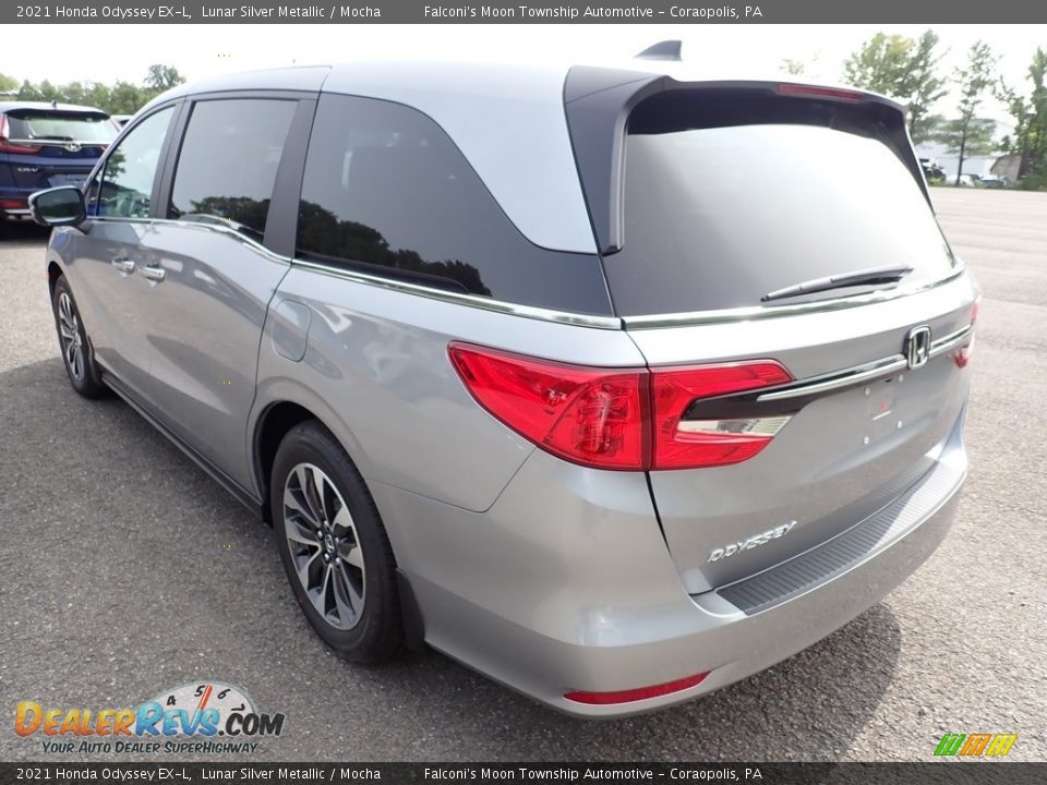 2021 Honda Odyssey EX-L Lunar Silver Metallic / Mocha Photo #3