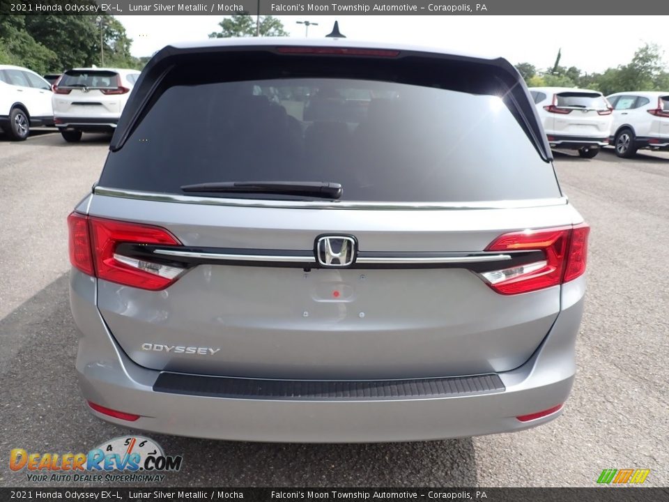 2021 Honda Odyssey EX-L Lunar Silver Metallic / Mocha Photo #4