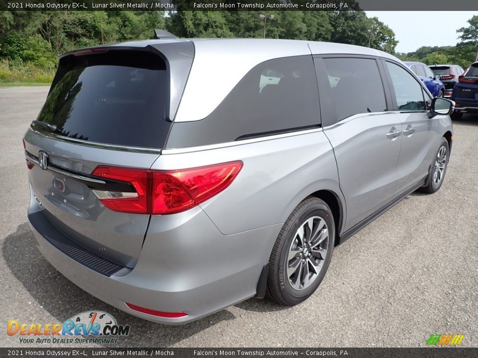 2021 Honda Odyssey EX-L Lunar Silver Metallic / Mocha Photo #5