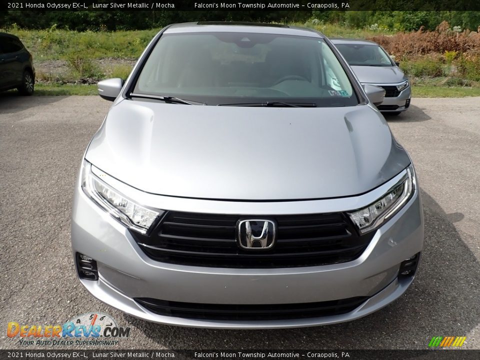 2021 Honda Odyssey EX-L Lunar Silver Metallic / Mocha Photo #7