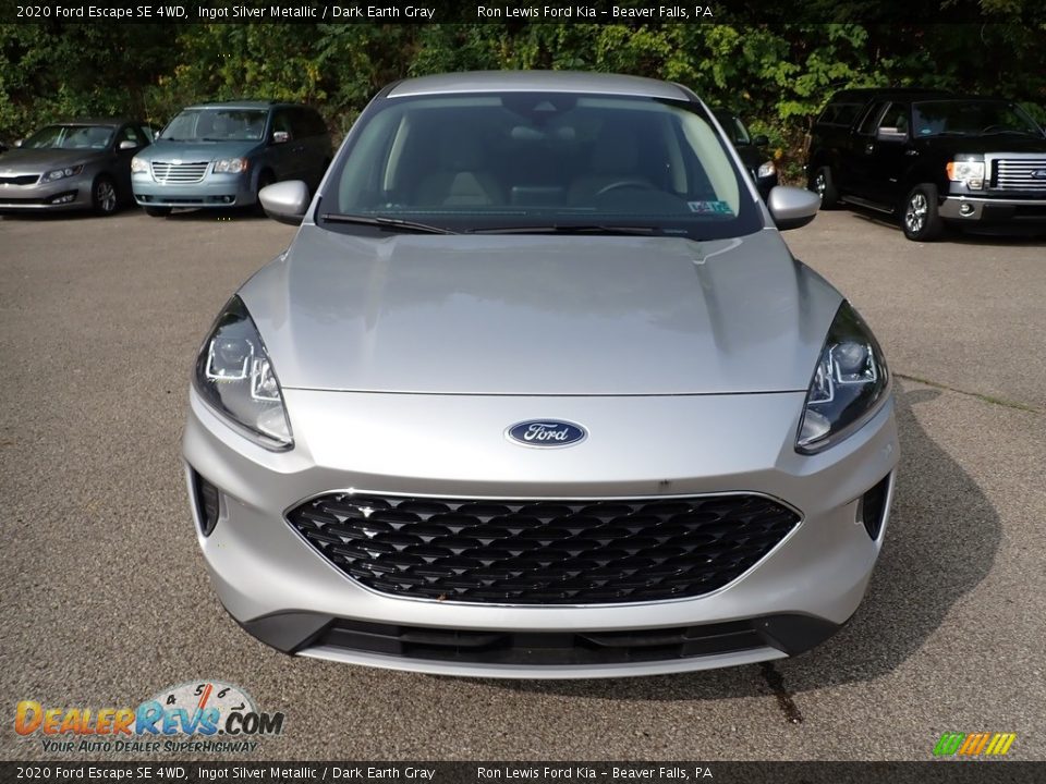 2020 Ford Escape SE 4WD Ingot Silver Metallic / Dark Earth Gray Photo #4