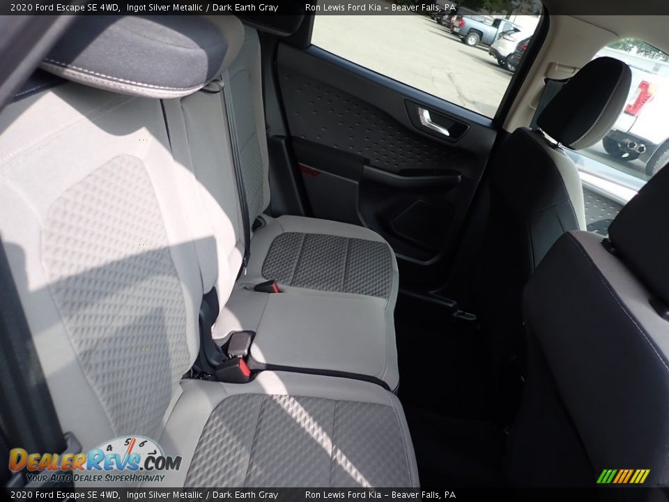 2020 Ford Escape SE 4WD Ingot Silver Metallic / Dark Earth Gray Photo #10