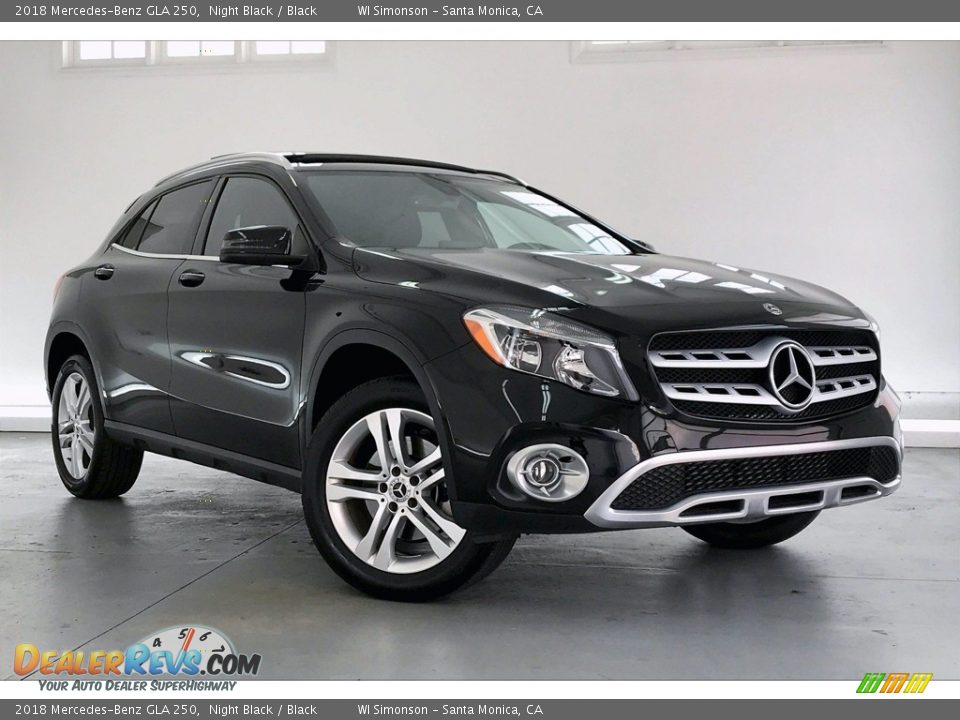 2018 Mercedes-Benz GLA 250 Night Black / Black Photo #34