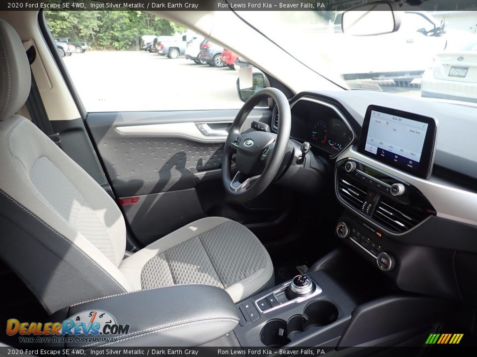 2020 Ford Escape SE 4WD Ingot Silver Metallic / Dark Earth Gray Photo #12