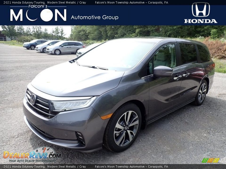 2021 Honda Odyssey Touring Modern Steel Metallic / Gray Photo #1