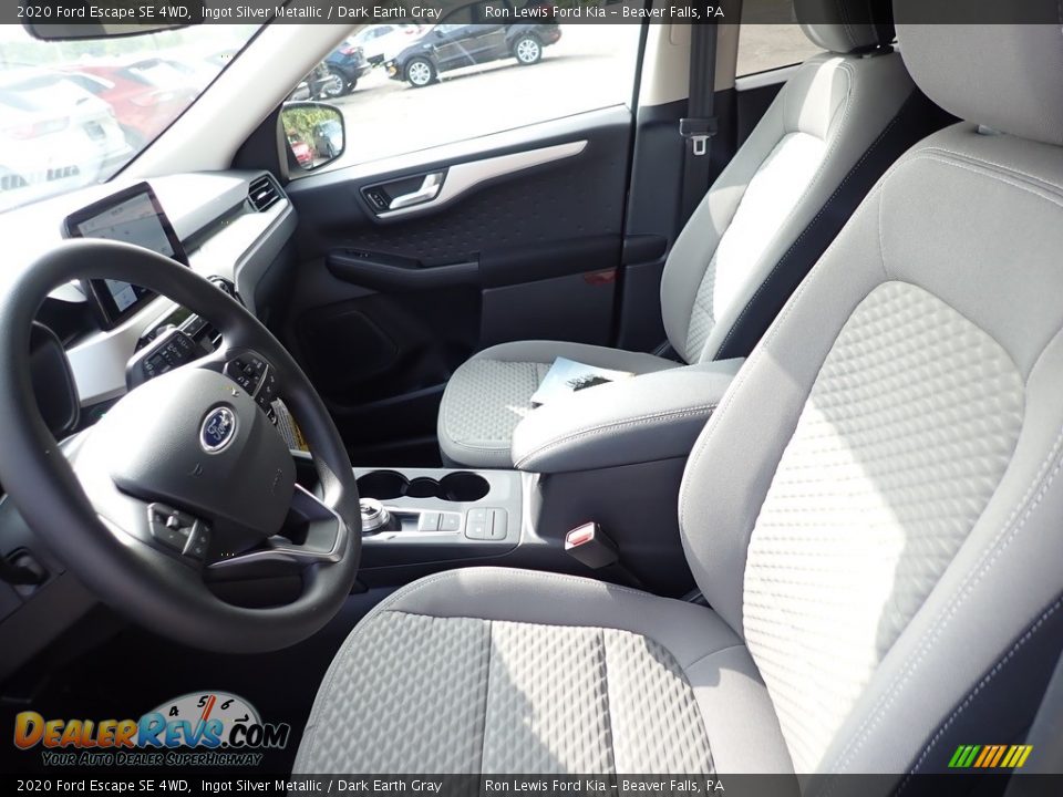 2020 Ford Escape SE 4WD Ingot Silver Metallic / Dark Earth Gray Photo #13