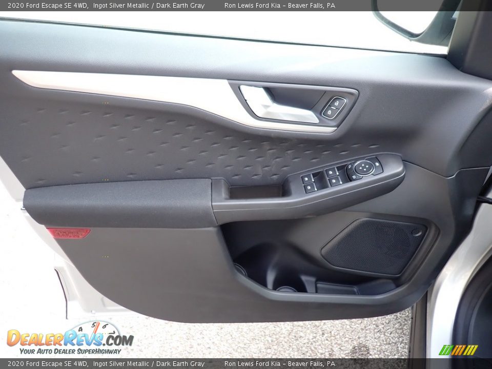 2020 Ford Escape SE 4WD Ingot Silver Metallic / Dark Earth Gray Photo #14