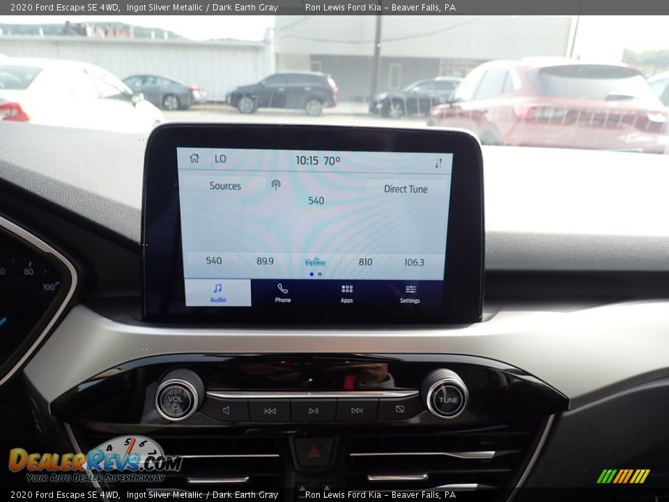 2020 Ford Escape SE 4WD Ingot Silver Metallic / Dark Earth Gray Photo #16