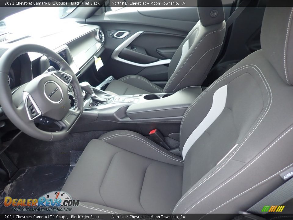 Jet Black Interior - 2021 Chevrolet Camaro LT1 Coupe Photo #13