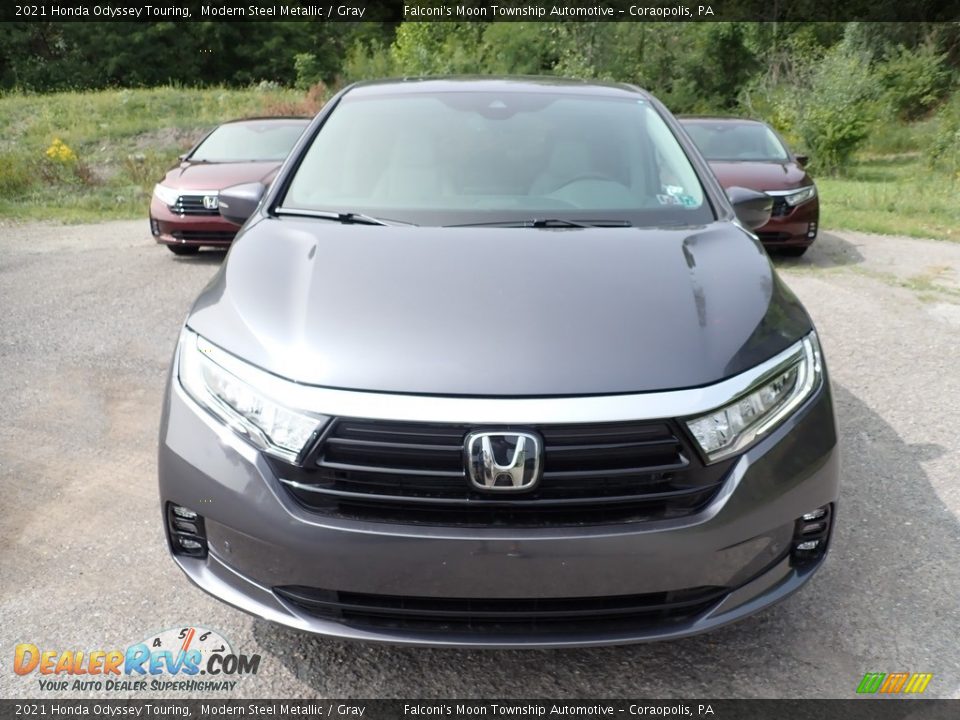 2021 Honda Odyssey Touring Modern Steel Metallic / Gray Photo #7