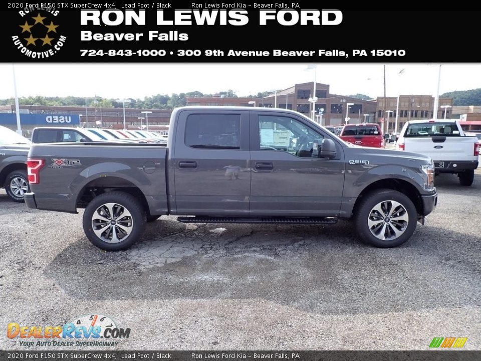 2020 Ford F150 STX SuperCrew 4x4 Lead Foot / Black Photo #1