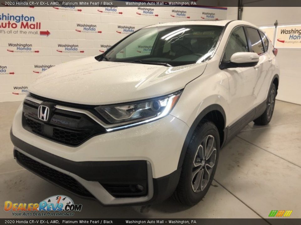 2020 Honda CR-V EX-L AWD Platinum White Pearl / Black Photo #1