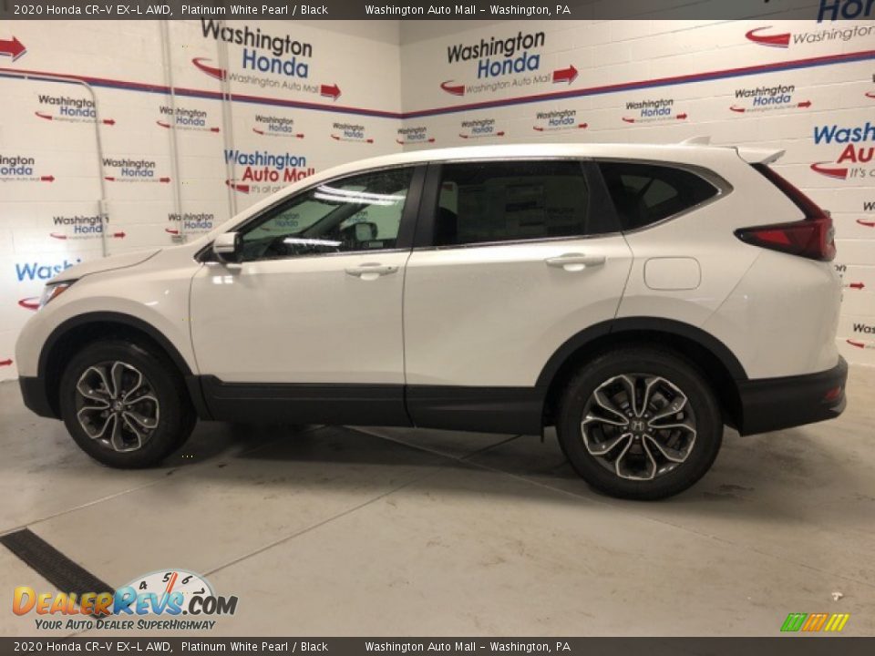 2020 Honda CR-V EX-L AWD Platinum White Pearl / Black Photo #2