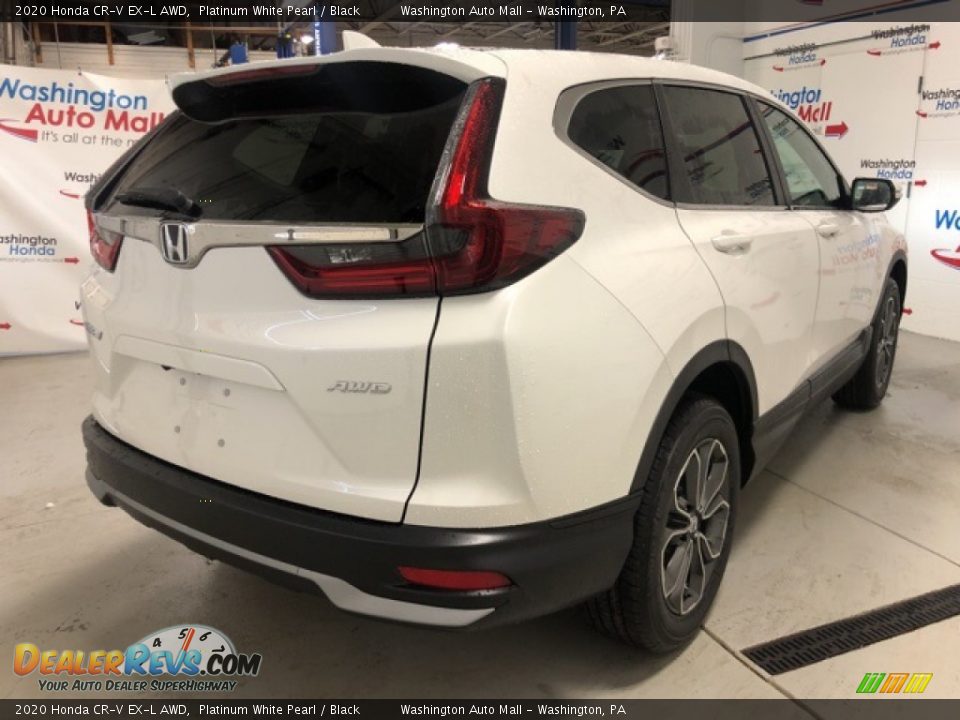 2020 Honda CR-V EX-L AWD Platinum White Pearl / Black Photo #3