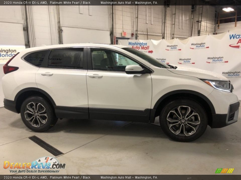 2020 Honda CR-V EX-L AWD Platinum White Pearl / Black Photo #4