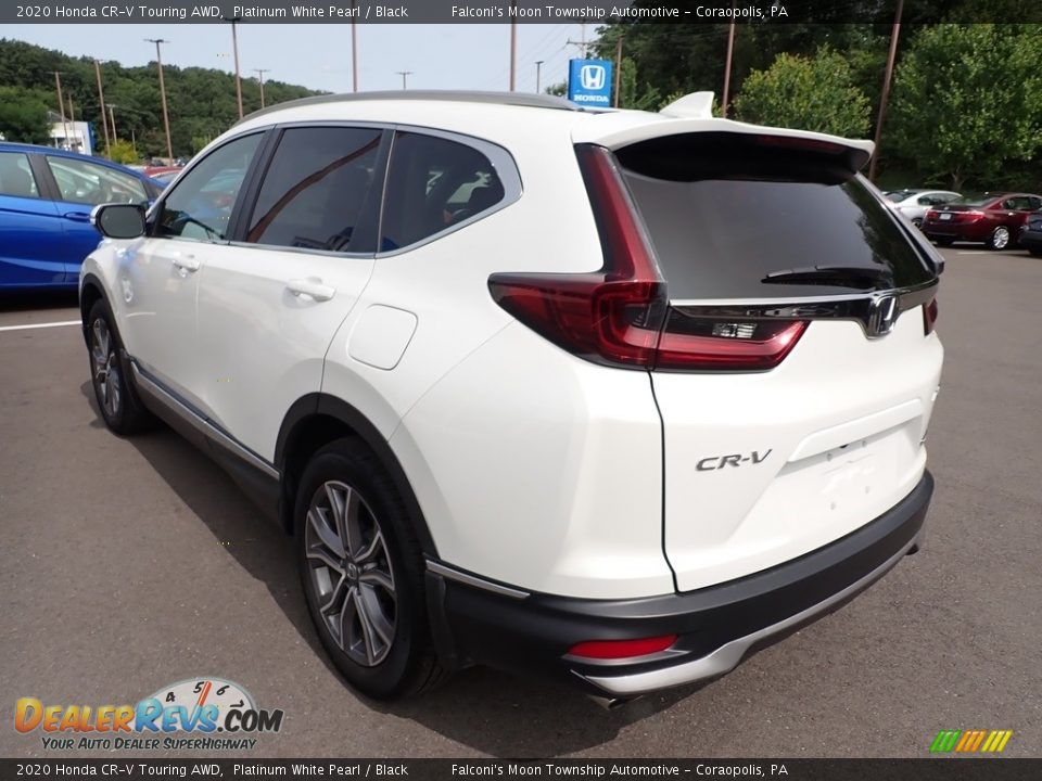 2020 Honda CR-V Touring AWD Platinum White Pearl / Black Photo #3