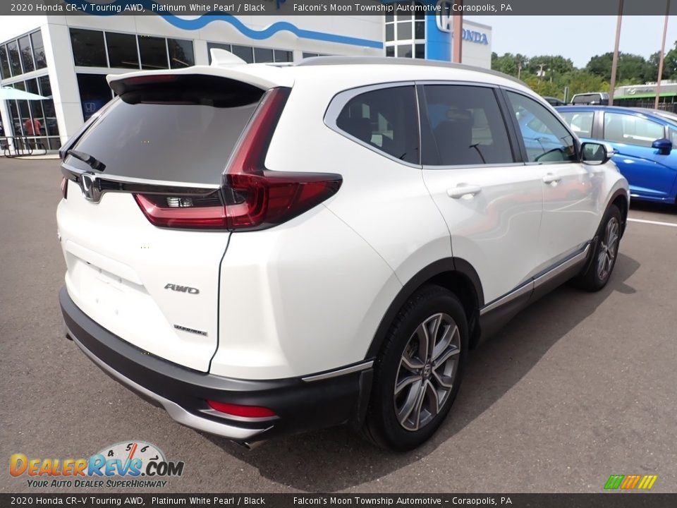 2020 Honda CR-V Touring AWD Platinum White Pearl / Black Photo #5