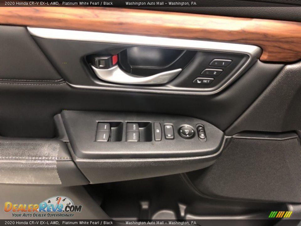 2020 Honda CR-V EX-L AWD Platinum White Pearl / Black Photo #8
