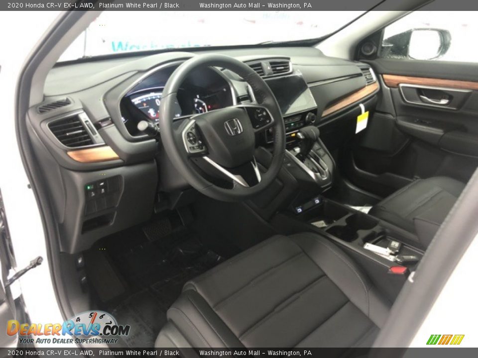 2020 Honda CR-V EX-L AWD Platinum White Pearl / Black Photo #9