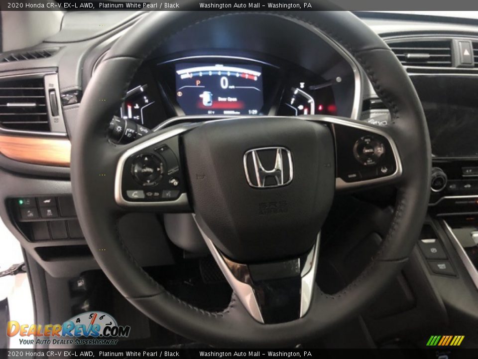 2020 Honda CR-V EX-L AWD Platinum White Pearl / Black Photo #11