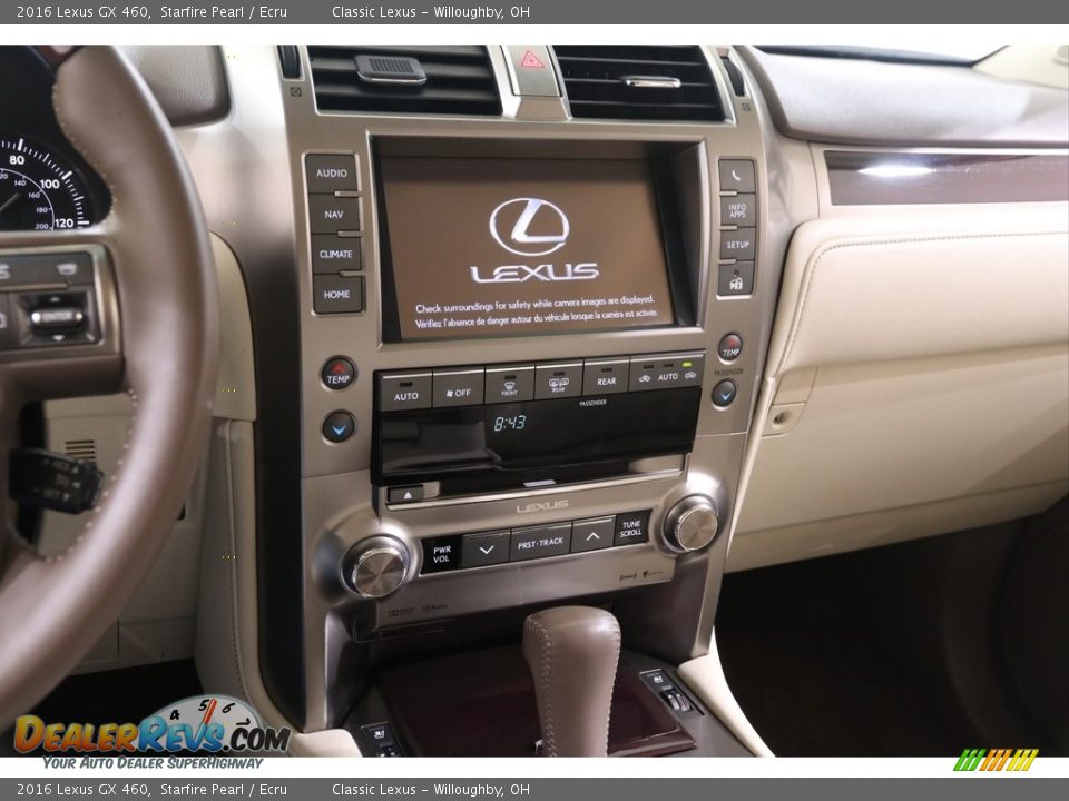 2016 Lexus GX 460 Starfire Pearl / Ecru Photo #9