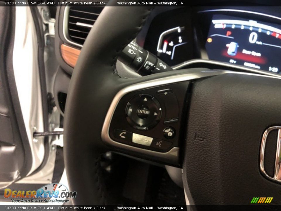 2020 Honda CR-V EX-L AWD Platinum White Pearl / Black Photo #12