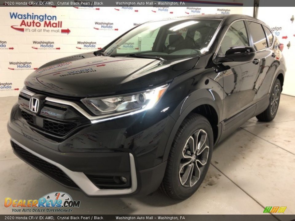 2020 Honda CR-V EX AWD Crystal Black Pearl / Black Photo #1