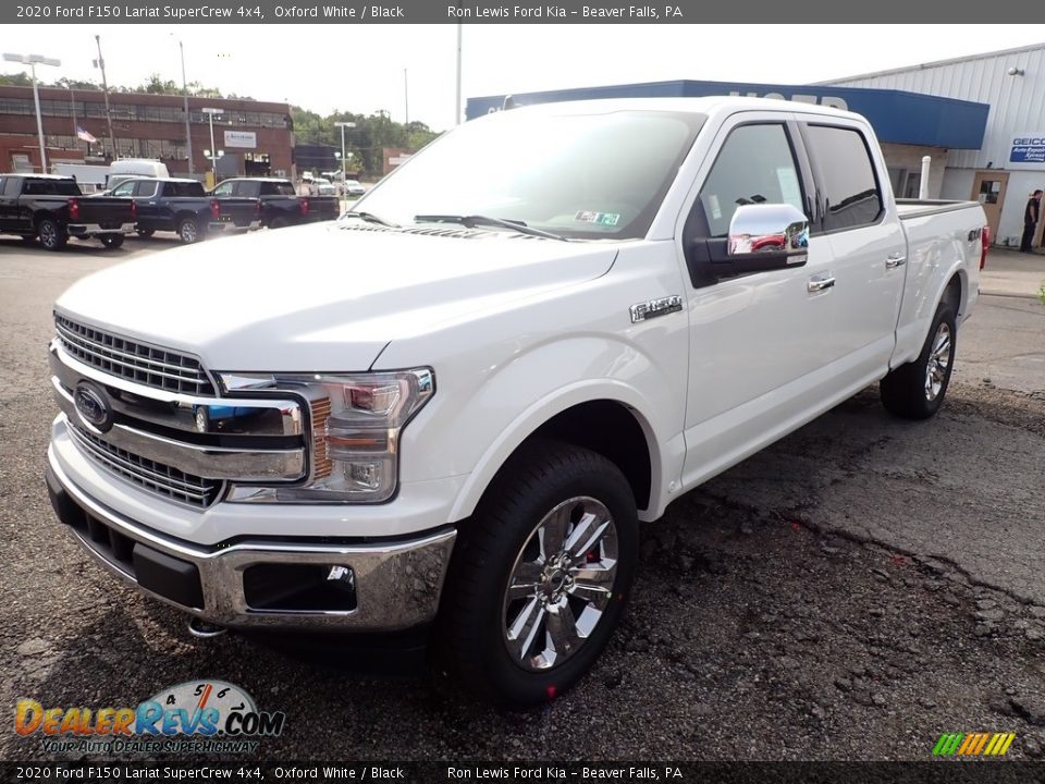 2020 Ford F150 Lariat SuperCrew 4x4 Oxford White / Black Photo #5