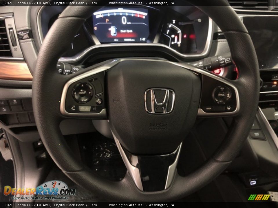 2020 Honda CR-V EX AWD Crystal Black Pearl / Black Photo #11