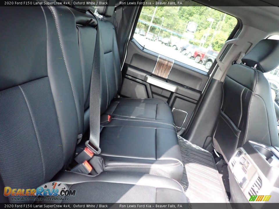 2020 Ford F150 Lariat SuperCrew 4x4 Oxford White / Black Photo #10