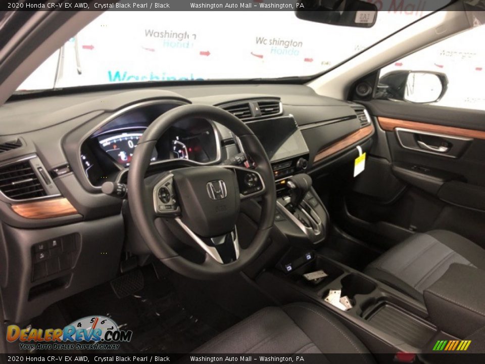 2020 Honda CR-V EX AWD Crystal Black Pearl / Black Photo #15