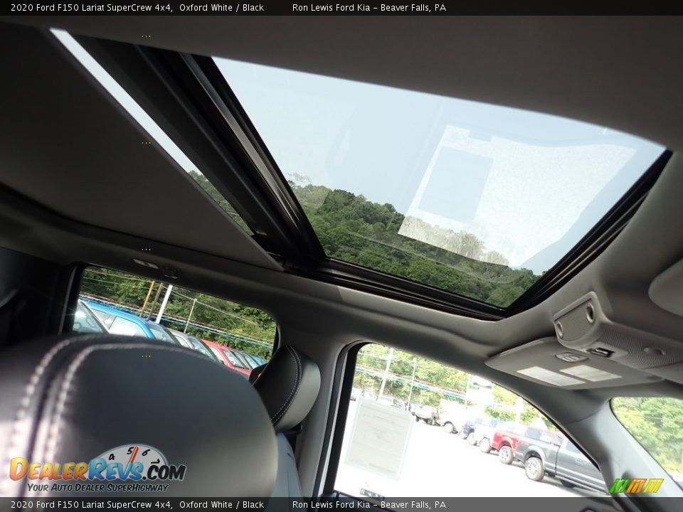 2020 Ford F150 Lariat SuperCrew 4x4 Oxford White / Black Photo #14