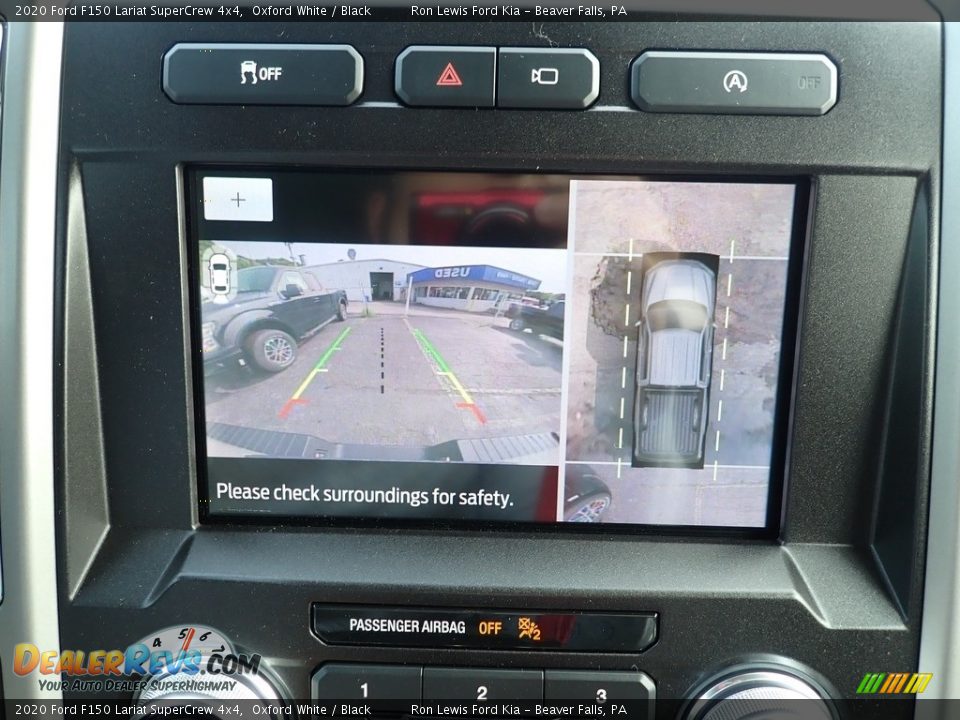 2020 Ford F150 Lariat SuperCrew 4x4 Oxford White / Black Photo #19