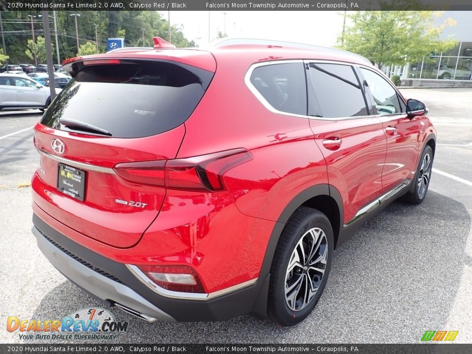2020 Hyundai Santa Fe Limited 2.0 AWD Calypso Red / Black Photo #2
