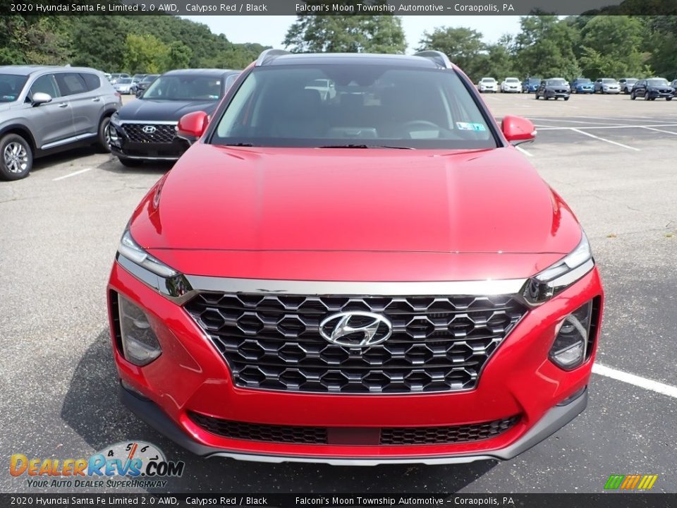 2020 Hyundai Santa Fe Limited 2.0 AWD Calypso Red / Black Photo #4