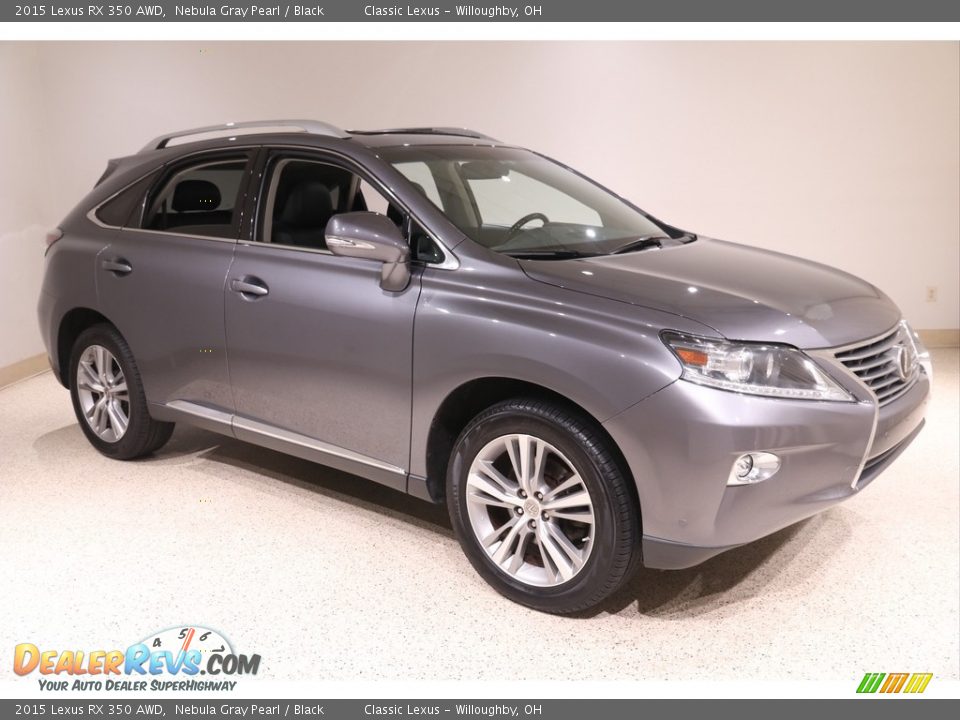 2015 Lexus RX 350 AWD Nebula Gray Pearl / Black Photo #1