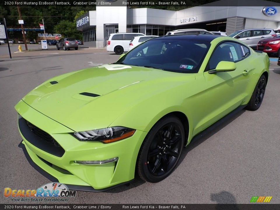 Grabber Lime 2020 Ford Mustang EcoBoost Fastback Photo #5