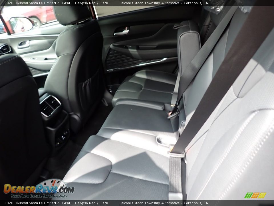 2020 Hyundai Santa Fe Limited 2.0 AWD Calypso Red / Black Photo #8