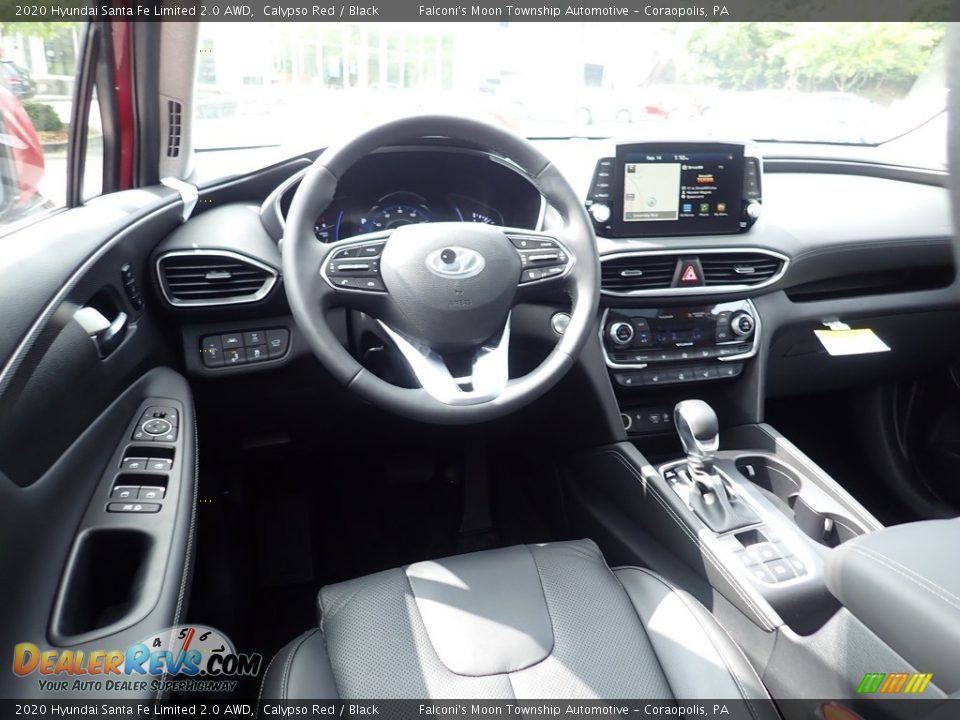 2020 Hyundai Santa Fe Limited 2.0 AWD Calypso Red / Black Photo #9