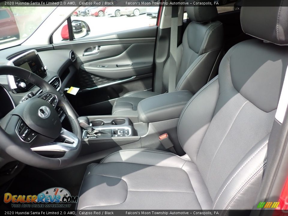 2020 Hyundai Santa Fe Limited 2.0 AWD Calypso Red / Black Photo #10