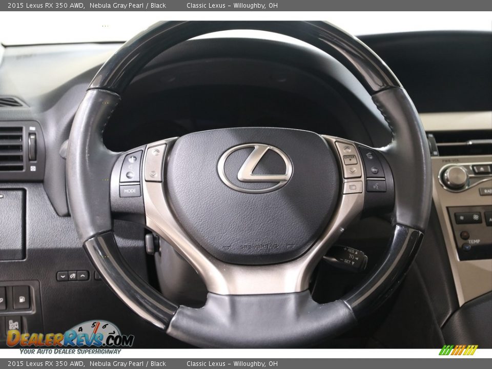 2015 Lexus RX 350 AWD Nebula Gray Pearl / Black Photo #7