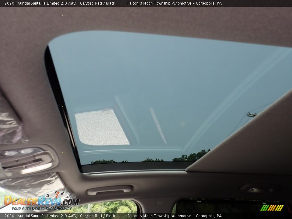 2020 Hyundai Santa Fe Limited 2.0 AWD Calypso Red / Black Photo #13